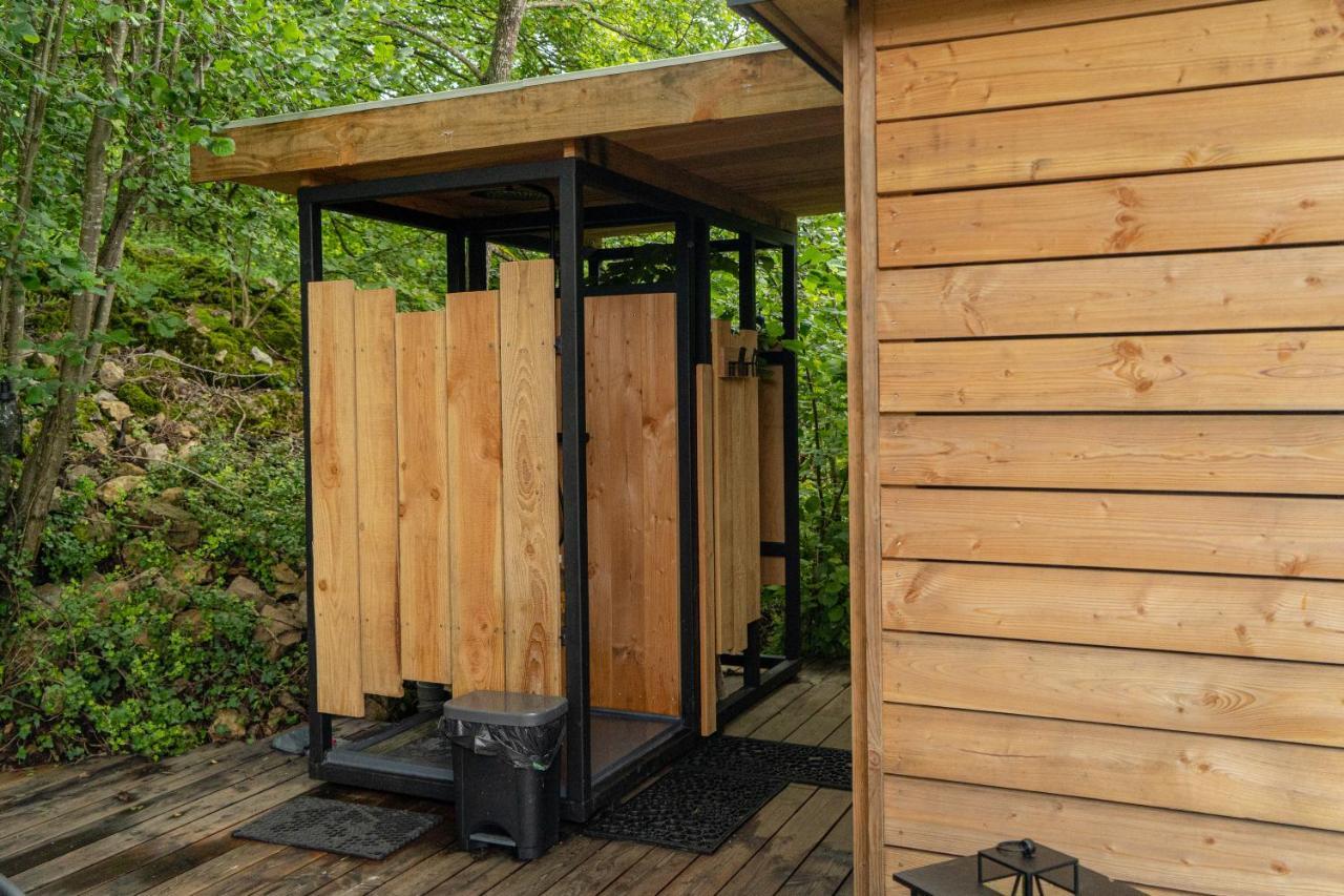 Le Moonloft insolite Tiny-House dans les arbres&1 séance de sauna pour 2 avec vue panoramique Osenbach Exterior foto